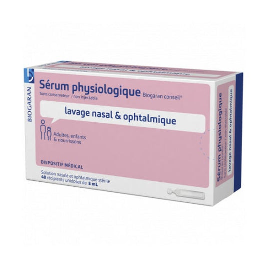 Suero Biogaran Physio 0.9% Dosis 5ml40