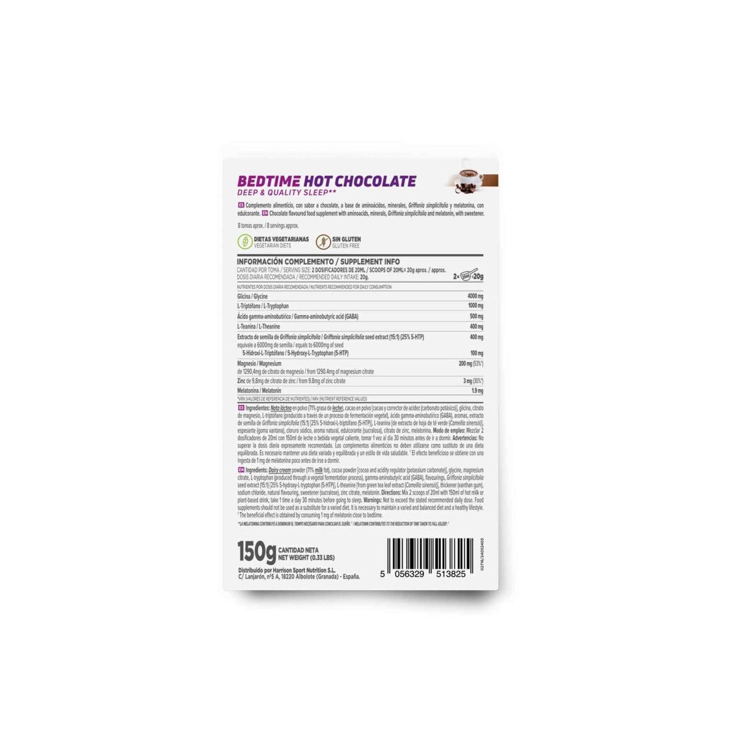 HSN Chocolate Caliente Sueño Profundo 150g
