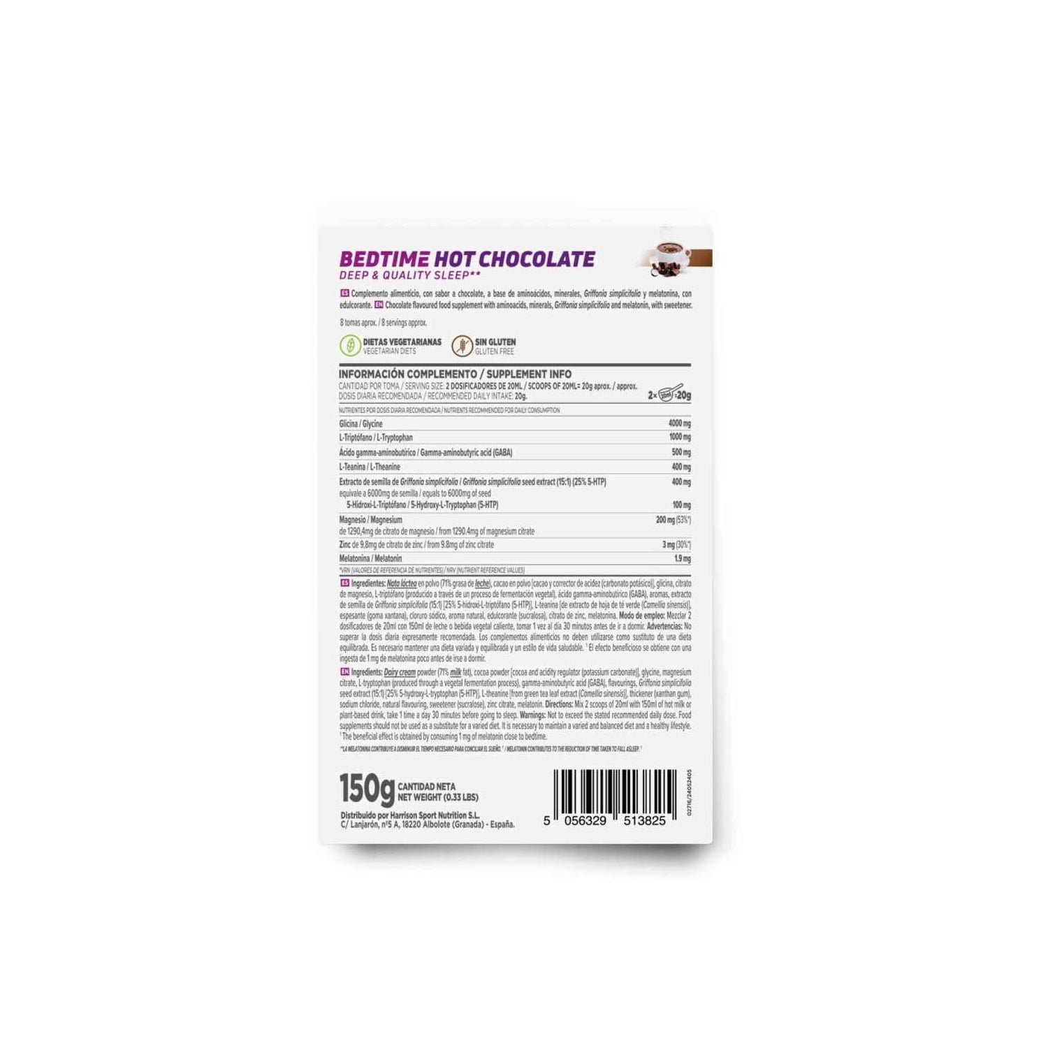 HSN Chocolate Caliente Sueño Profundo 150g