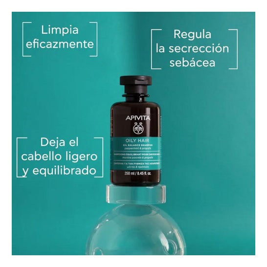 Apivita Oily Hair Champú Equilibrante para Cabello Graso 250ml