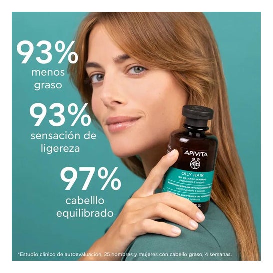 Apivita Oily Hair Champú Equilibrante para Cabello Graso 250ml