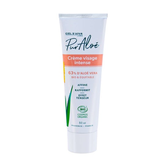 Crema Facial Intensiva de Aloe Puro 63% Aloe Vera 50 ml