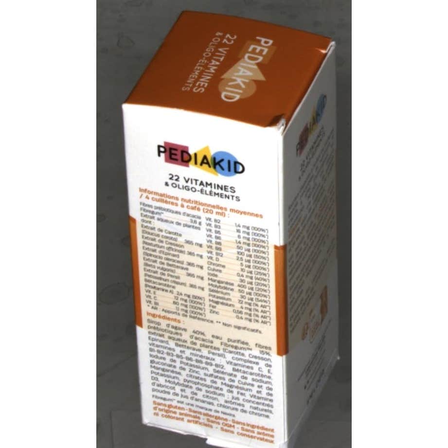 Pediakid jarabe 22 vitaminas y oligoelementos 125ml