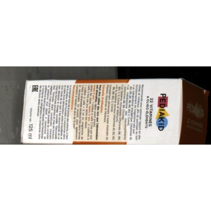 Pediakid jarabe 22 vitaminas y oligoelementos 125ml