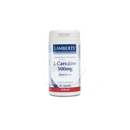 Lamberts L-carnitina 500 mg 60 caps
