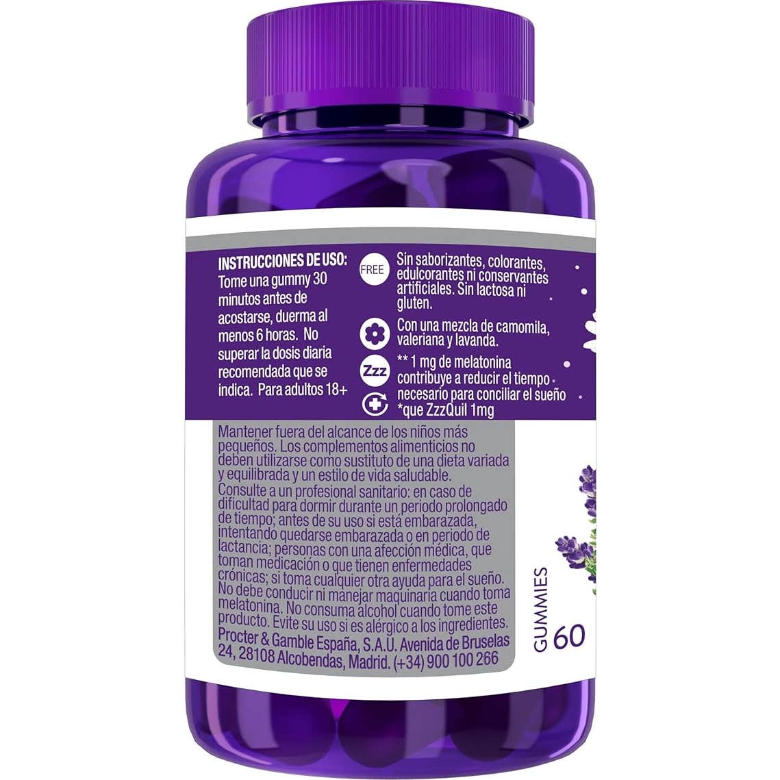 Zzzquil Natura™ Melatonina 60 gominolas
