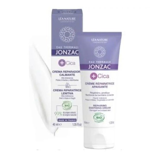 Jonzac +Cica Crema Reparadora Regeneradora Bio 40ml