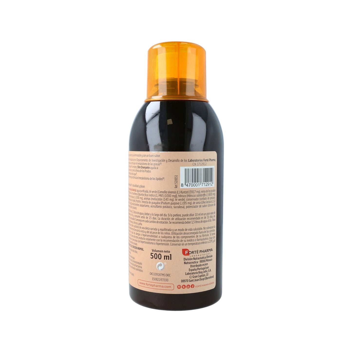 Forté Pharma Slim Drenante Melocotón 500ml