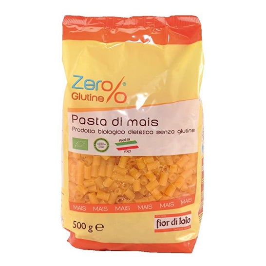 Fior di Loto Zero% Gluten Pasta Maiz Ditalini Bio 500 g