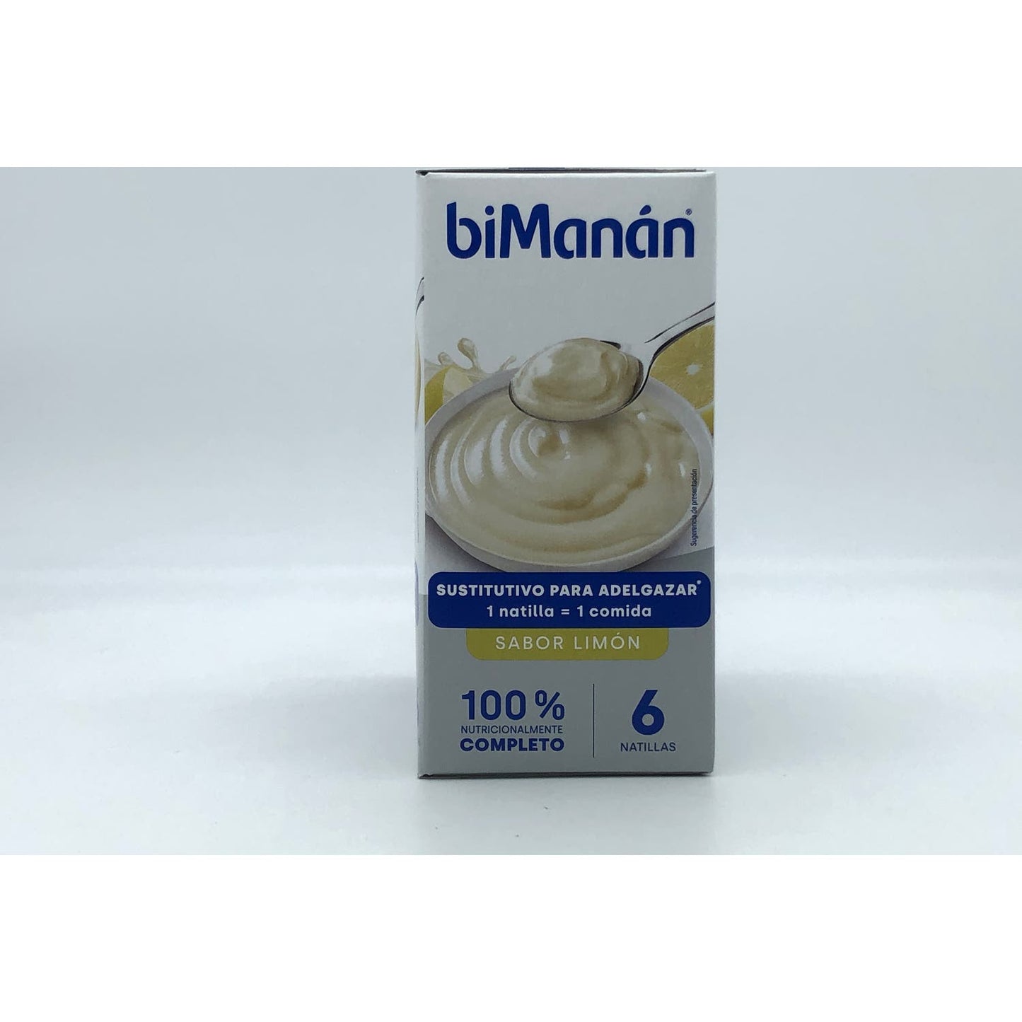 biManán Natillas Sustitutivas Sabor Limón 6uds