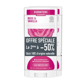Schmidt's Signature Desodorante Stick Rosa Vainilla 2x75g