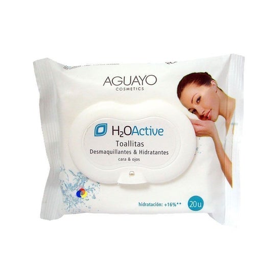 Removedor de Maquiagem Aguayo Toalhetes + Hidratantes 20uds