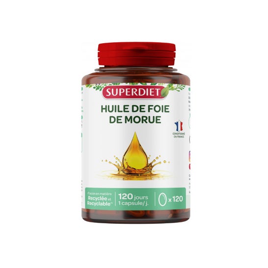 Superdiet Aceite de Hígado de Bacalao 120 caps