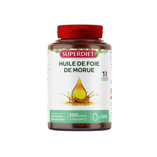 Superdiet Aceite de Hígado de Bacalao 120 caps