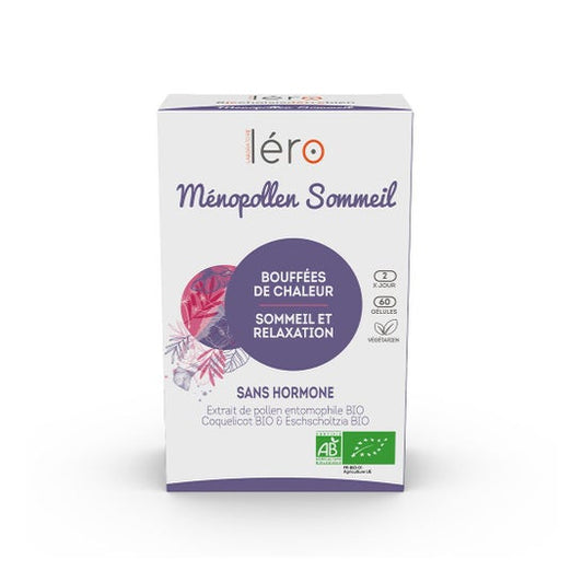 Lero Ménopollen Sueño Lavado por Calor Bio 60 Perlas