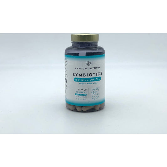 N2 Natural Nutrition Probiótico Symbiotics 150 mil millones CFU 90caps