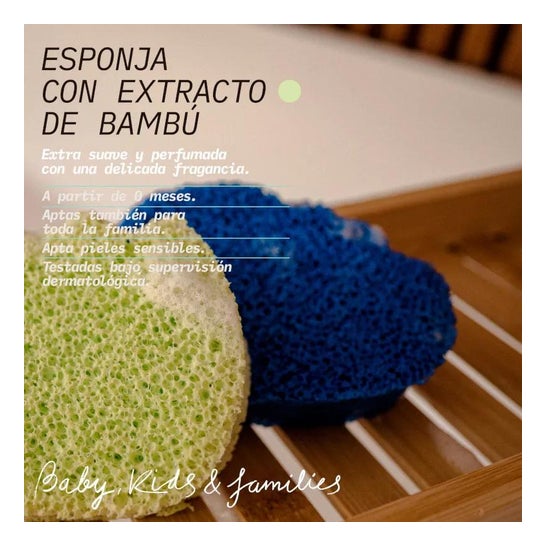 Suavinex Esponja Baño Infantil Aroma Bambú 1ud