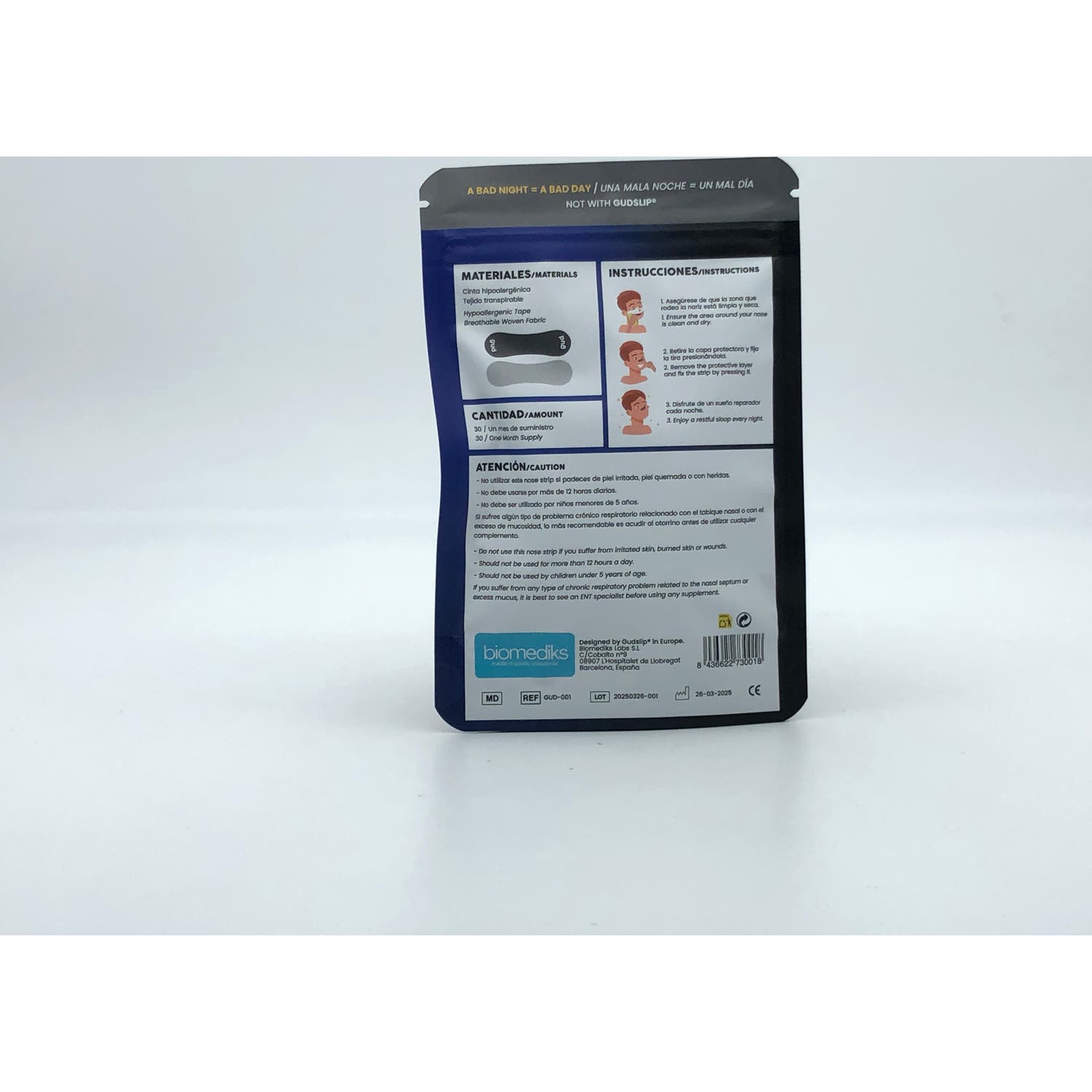 Gudslip Gudsport +Aire Tiras Nasales 30uds