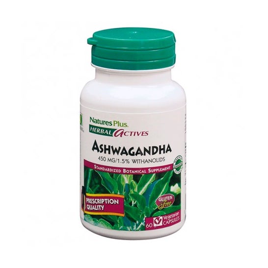NaturesPlus Ashwagandha 450mg 60caps