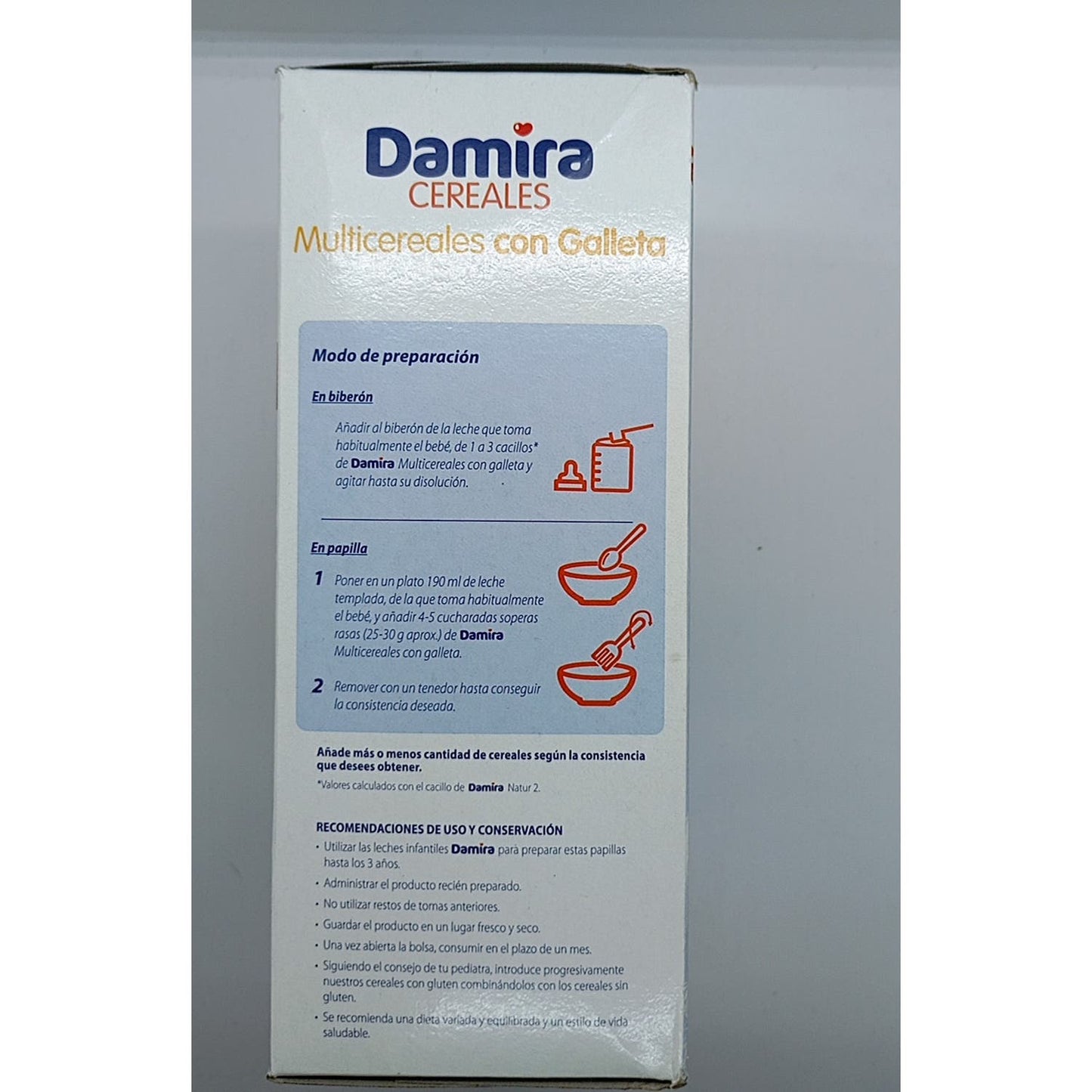 Damira® cereales con galletas María y FOS 600g