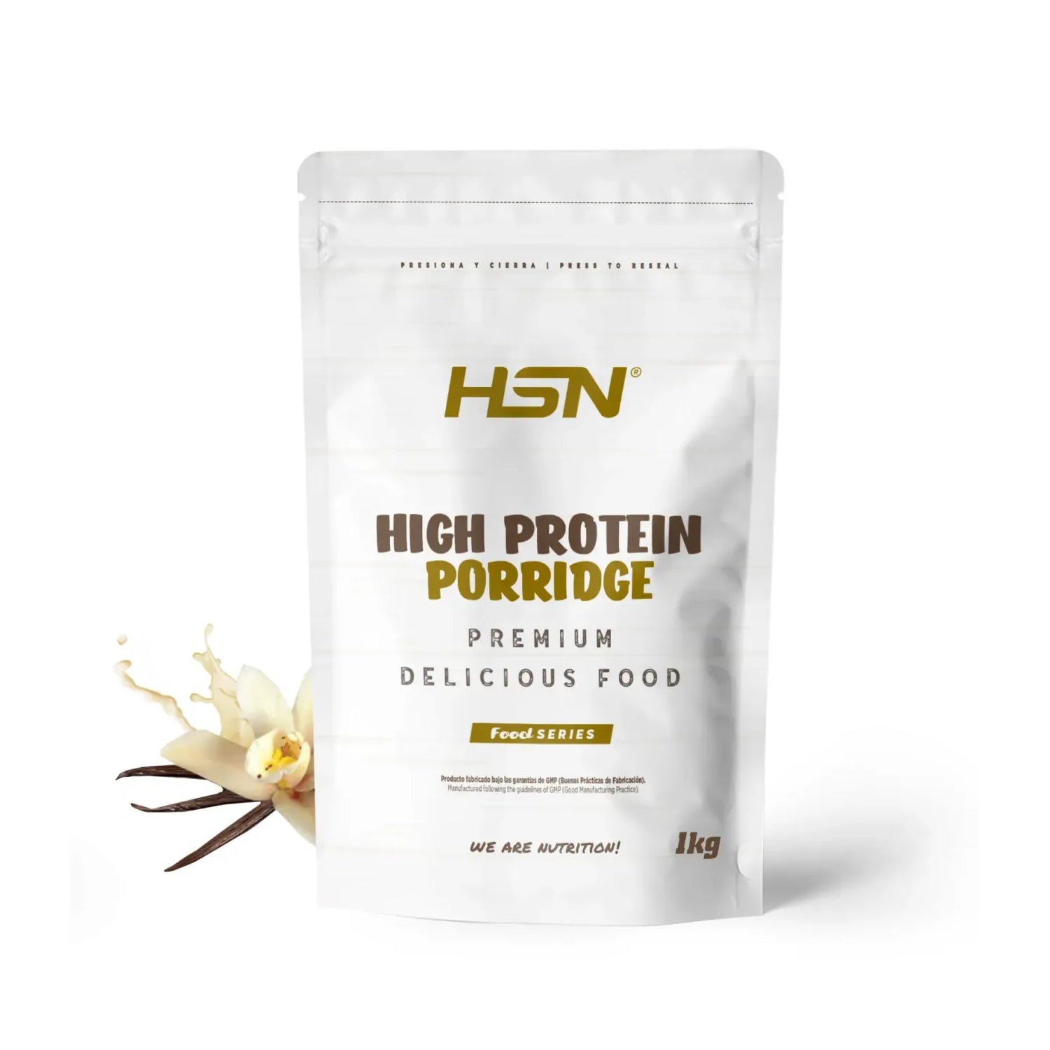 HSN Gachas de Avena Proteicas Vainilla 1kg