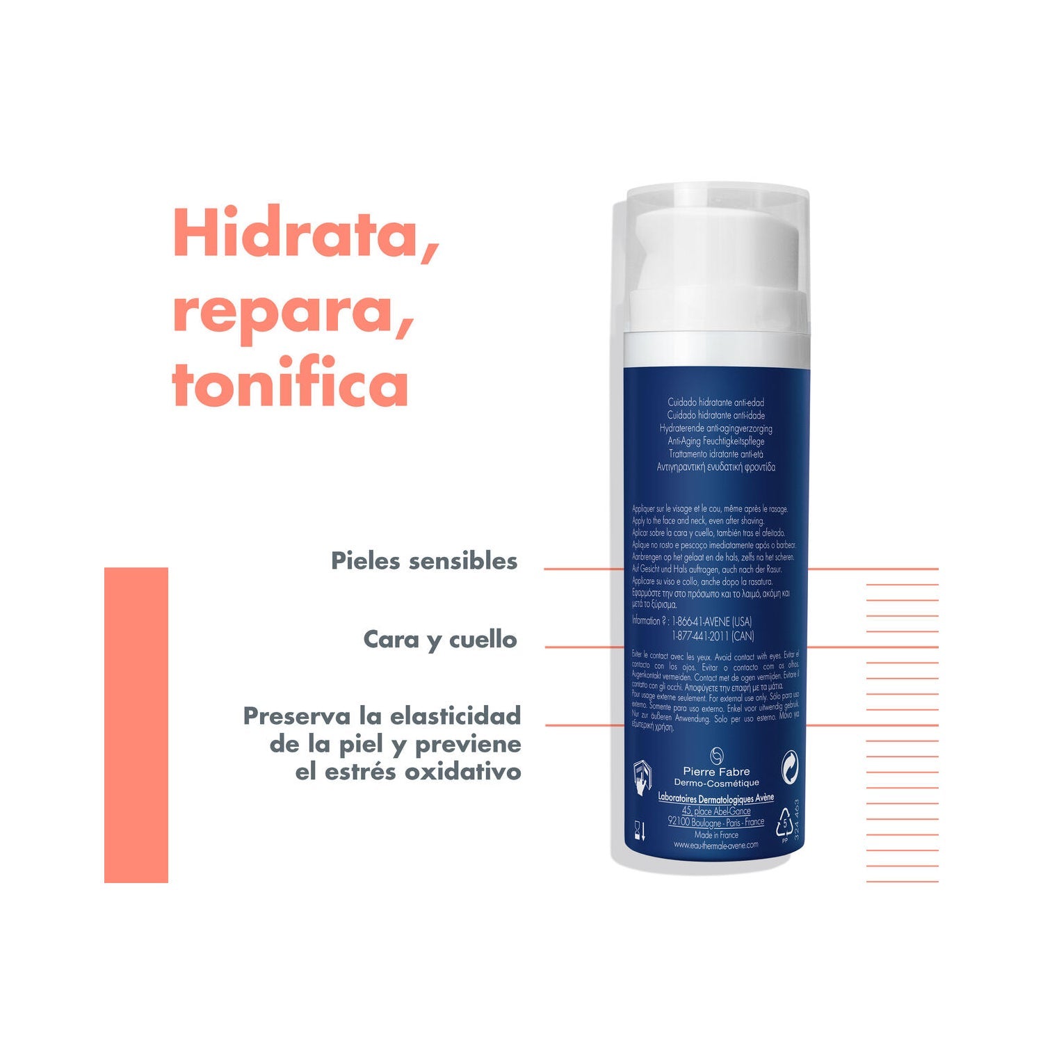 Avène Men Cuidado Hidratante Anti-edad 50ml