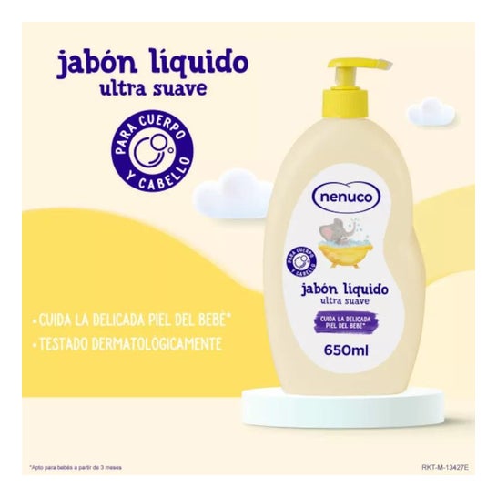 Nenuco Jabón Líquido Ultra Suave 650ml