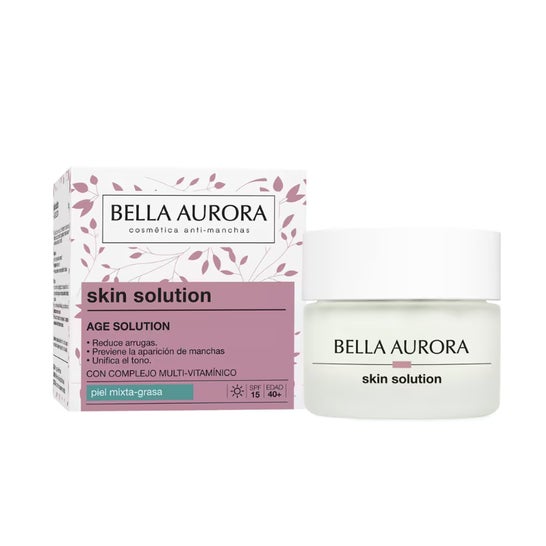 Bella Aurora Skin Solution Age Solution Crema Día Anti-Arrugas Reafirmante Piel Mixta-Grasa 50ml
