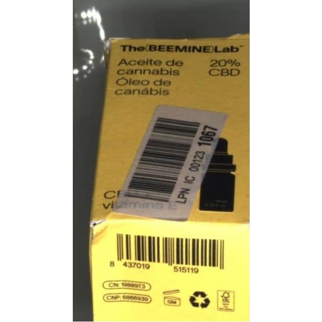 The Beemine Lab Aceite de CBD Forte+ con 20% CBD 10ml