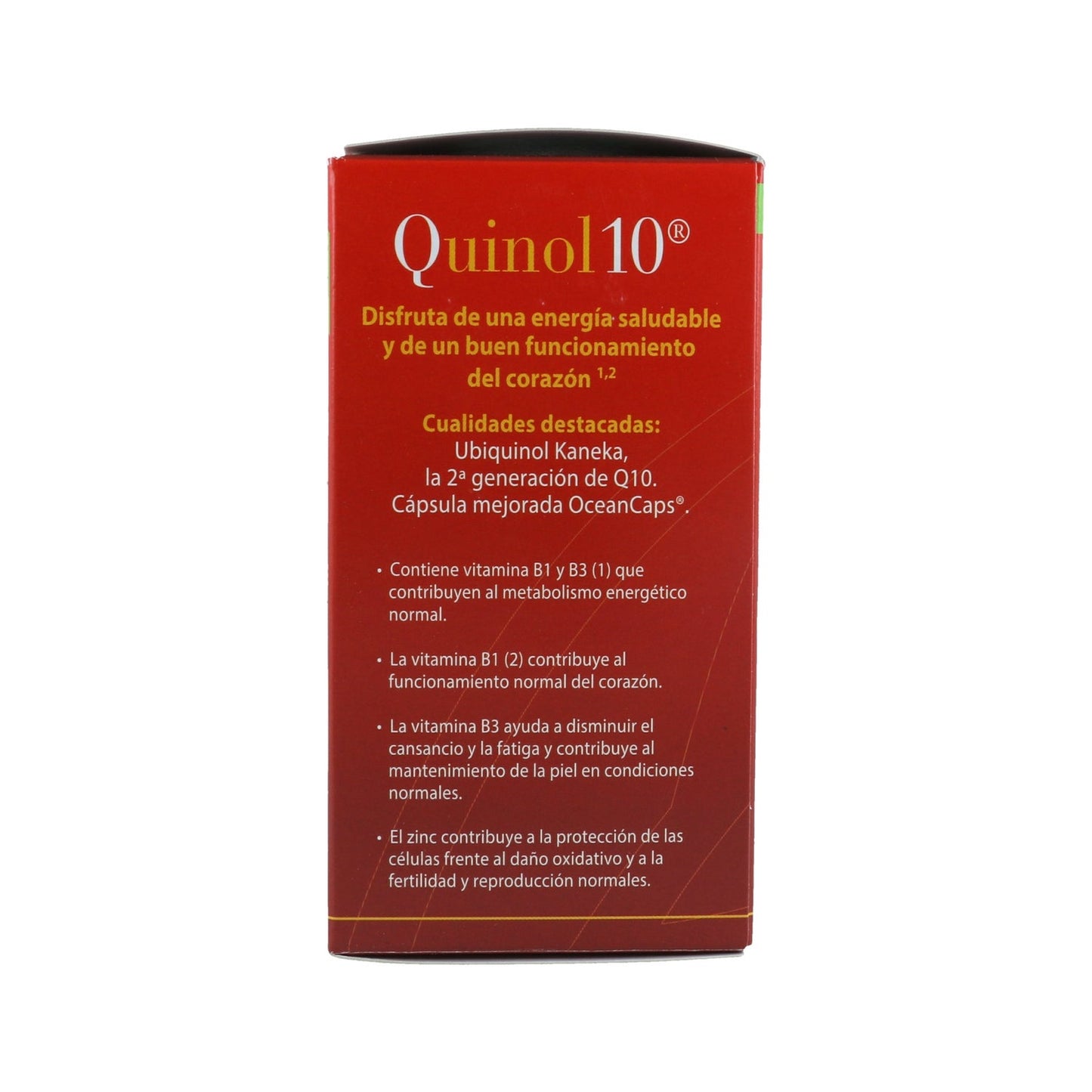100% Natural Quinol 10 90cápsulas de 50mg de Ubiquinol