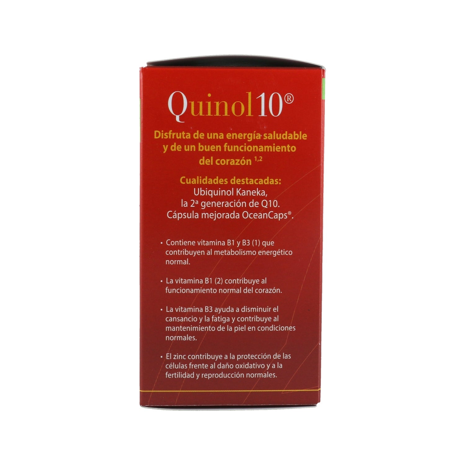 100% Natural Quinol 10 90cápsulas de 50mg de Ubiquinol