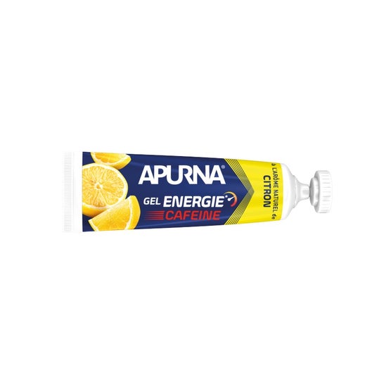 Apurna Gel Energético Limón Cafeína 5x35g