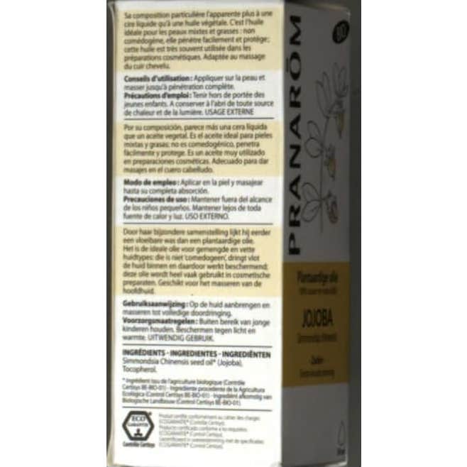 Pranarôm Aceite Vegetal de Jojoba BIO 50ml