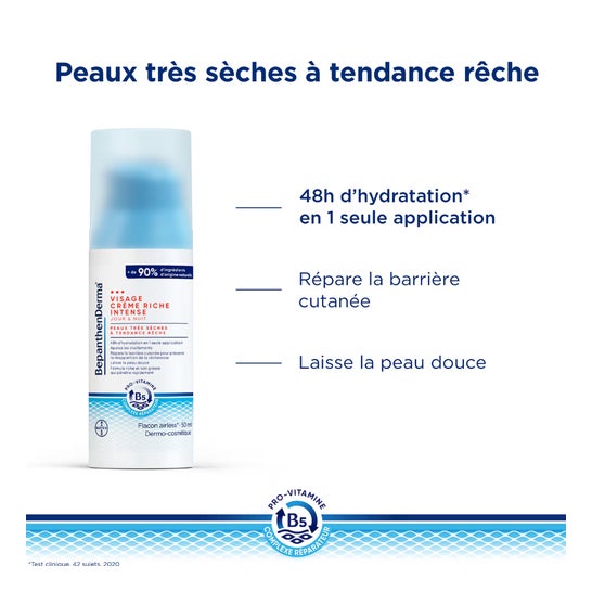 BepanthenDerma Crema Facial Rica Intensa 50ml