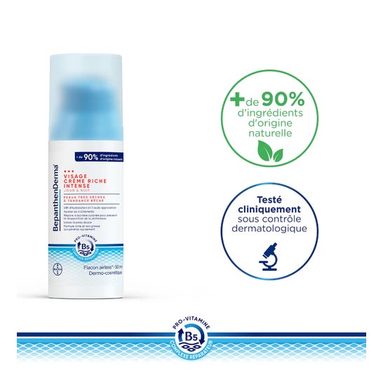 BepanthenDerma Crema Facial Rica Intensa 50ml