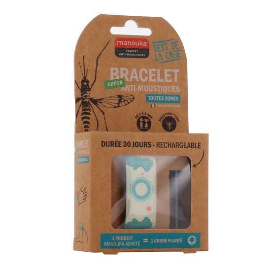 Manouka Pulsera Repelente de Mosquitos Junior Dino 1ud