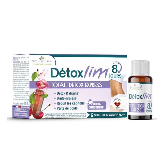 Les 3 Chênes Détoxlim Total Detox Express 8x15 ml