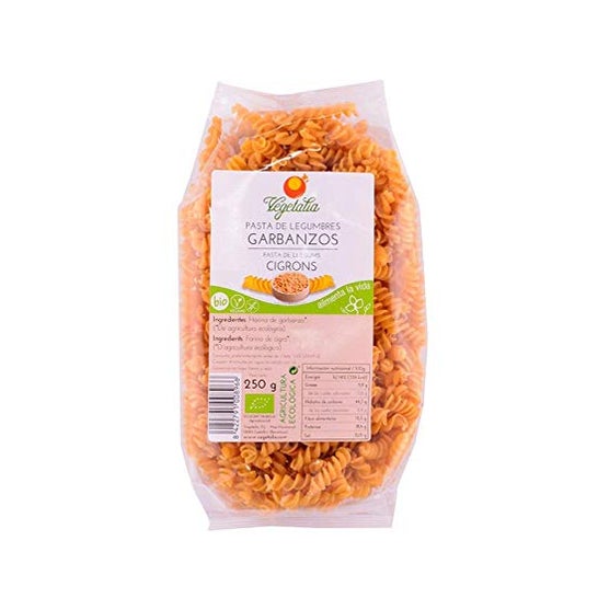 Vegetalia Espirales Garbanzos Bio sin Gluten 250g