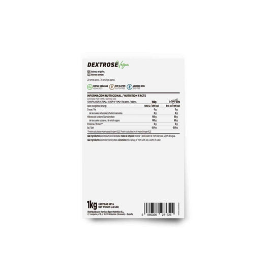 HSN Dextrosa en Polvo Sin Sabor 1kg