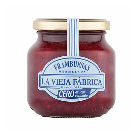 La Vieja Fábrica Mermelada Cero Azucar Refinado Frambuesas 280 g
