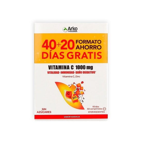 Arkopharma Arkovital Vitamina C 1000mg Efervescente 40+20comp