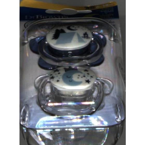 Dr Brown´s Chupete Silicona Nocturno Prevent 6-12M