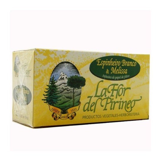 La Flor del Pirineo Espino Blanco y Melisa Infusión 25uds