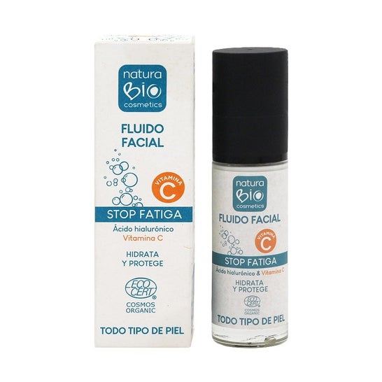 NaturaBIO Cosmetics Fluido Facial Stop Fatiga Vitamina C 30g