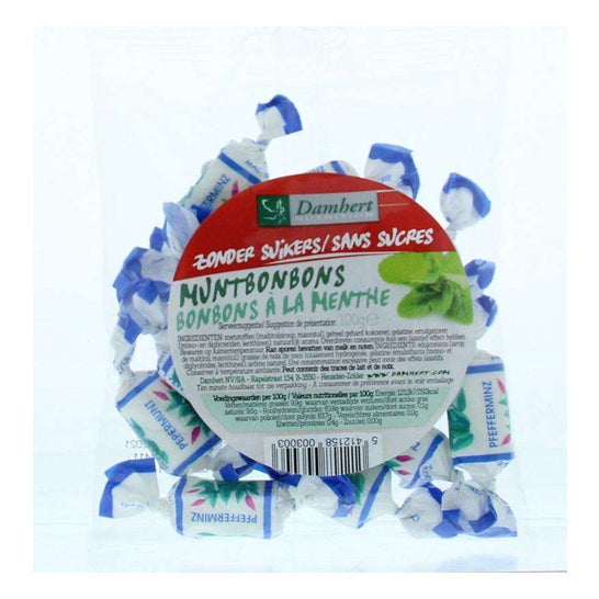 Damhert Nutrition Caramelo de Menta Sin Azúcar 100g
