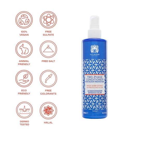 Valquer Acondicionador Bifásico Color 300 ml