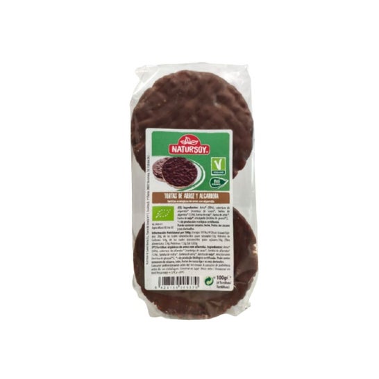 Natursoy Tortitas de Arroz Con Algarroba 100 g