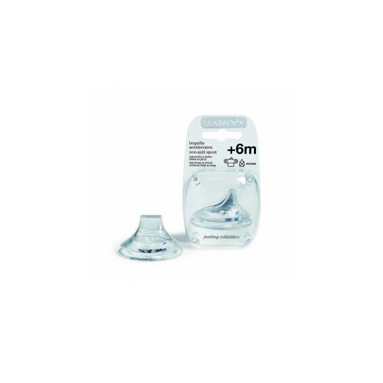 Suavinex Boquilla Antiderrame Silicona +4m 1 ud