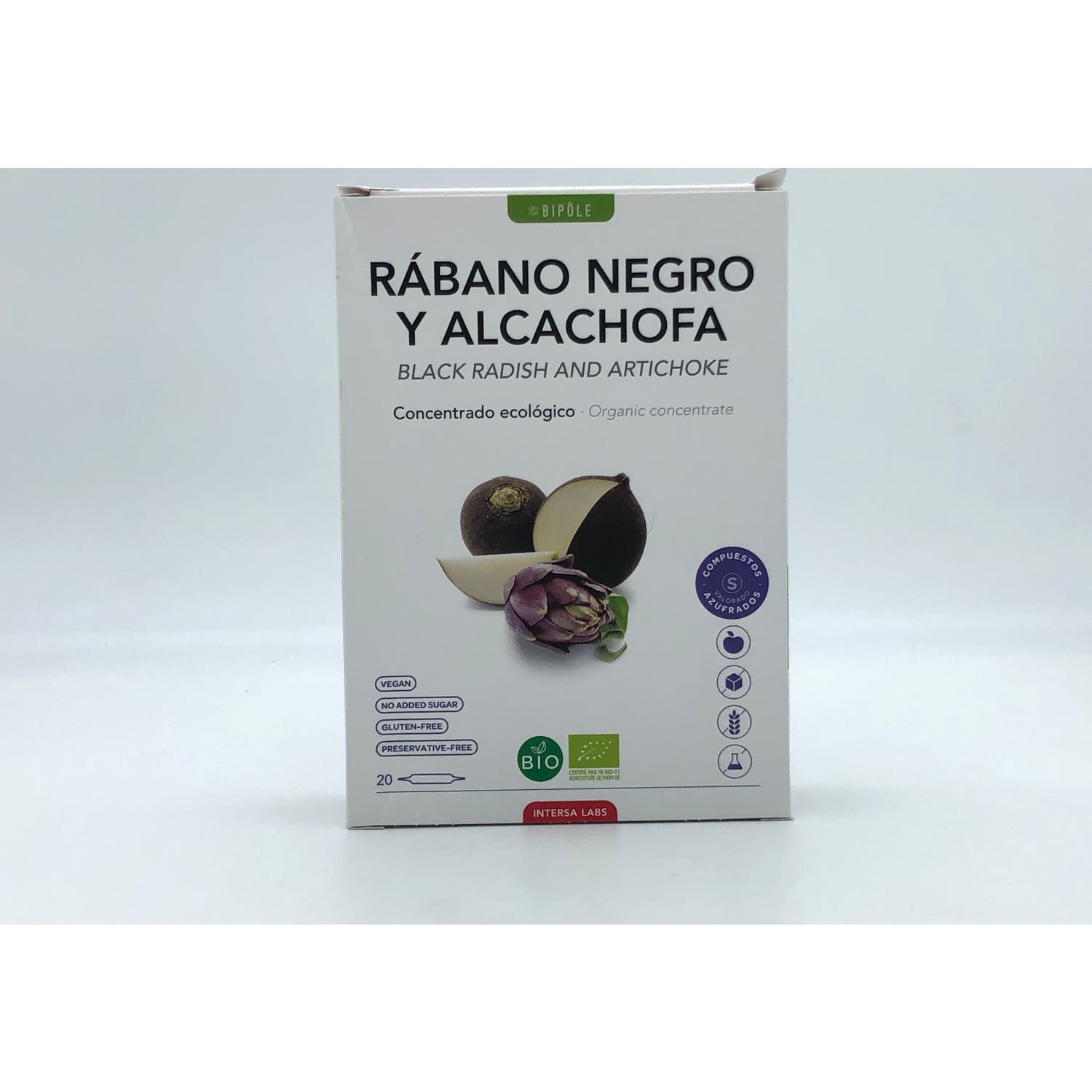 Bipole rábano negro y alcachofa 20amp
