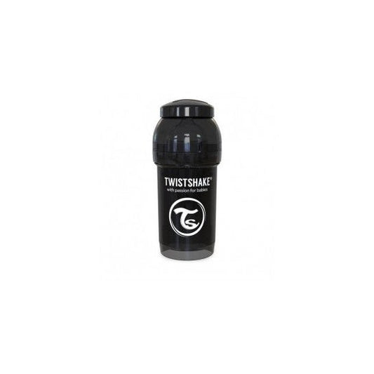 Twistshake Biberon Anticolico 260ml Negro